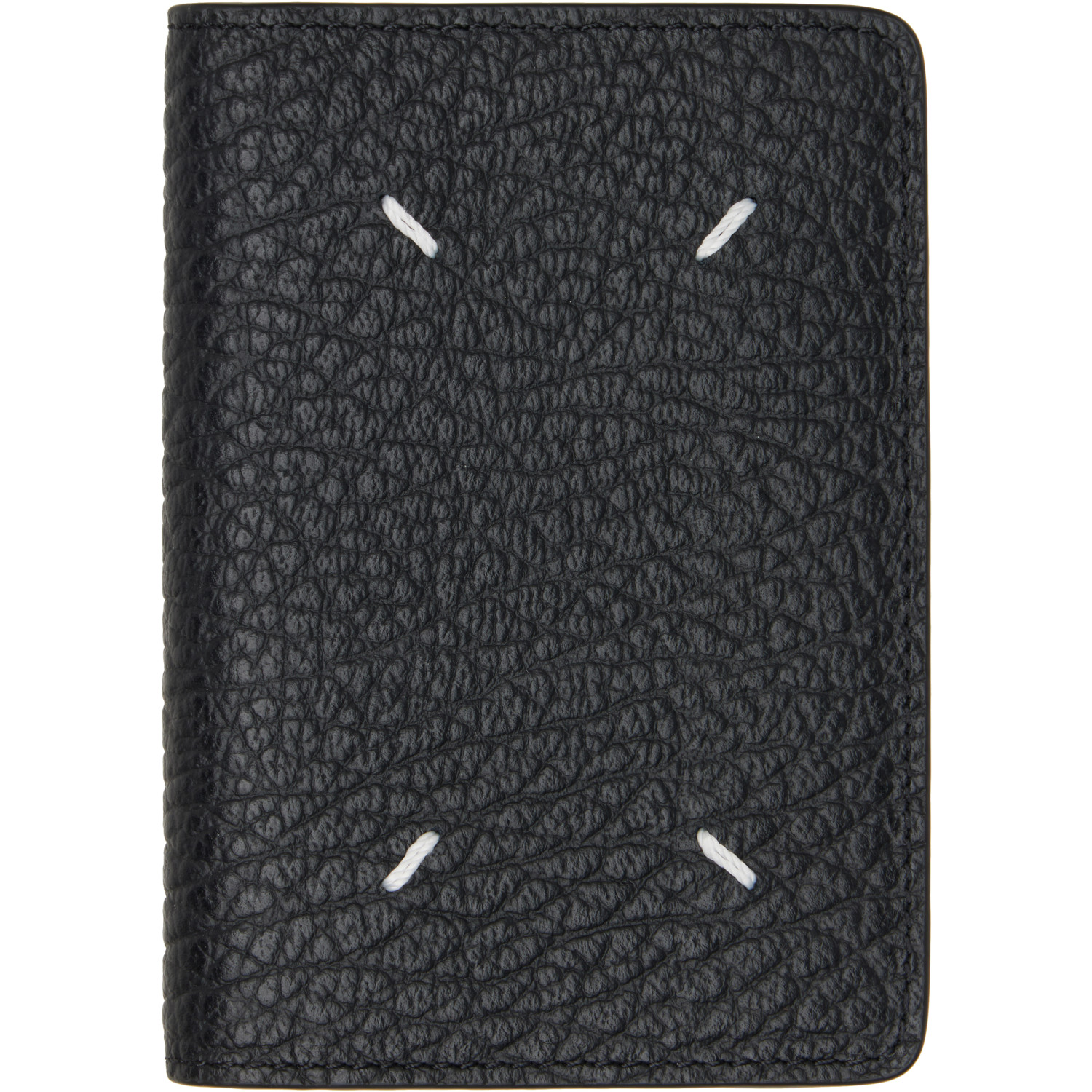 Maison Margiela Black Four Stitches Card Holder