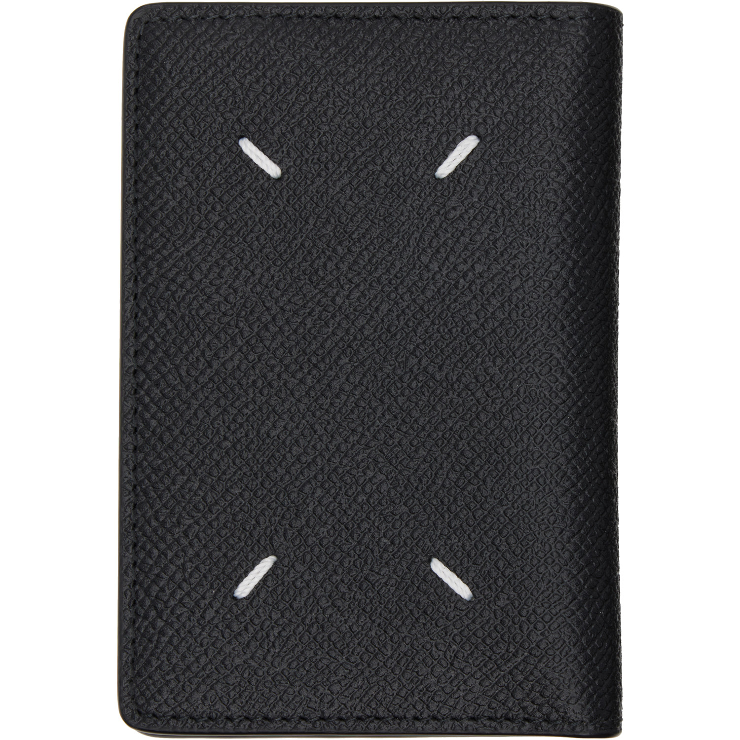 Maison Margiela Black Four Stitches Card Holder