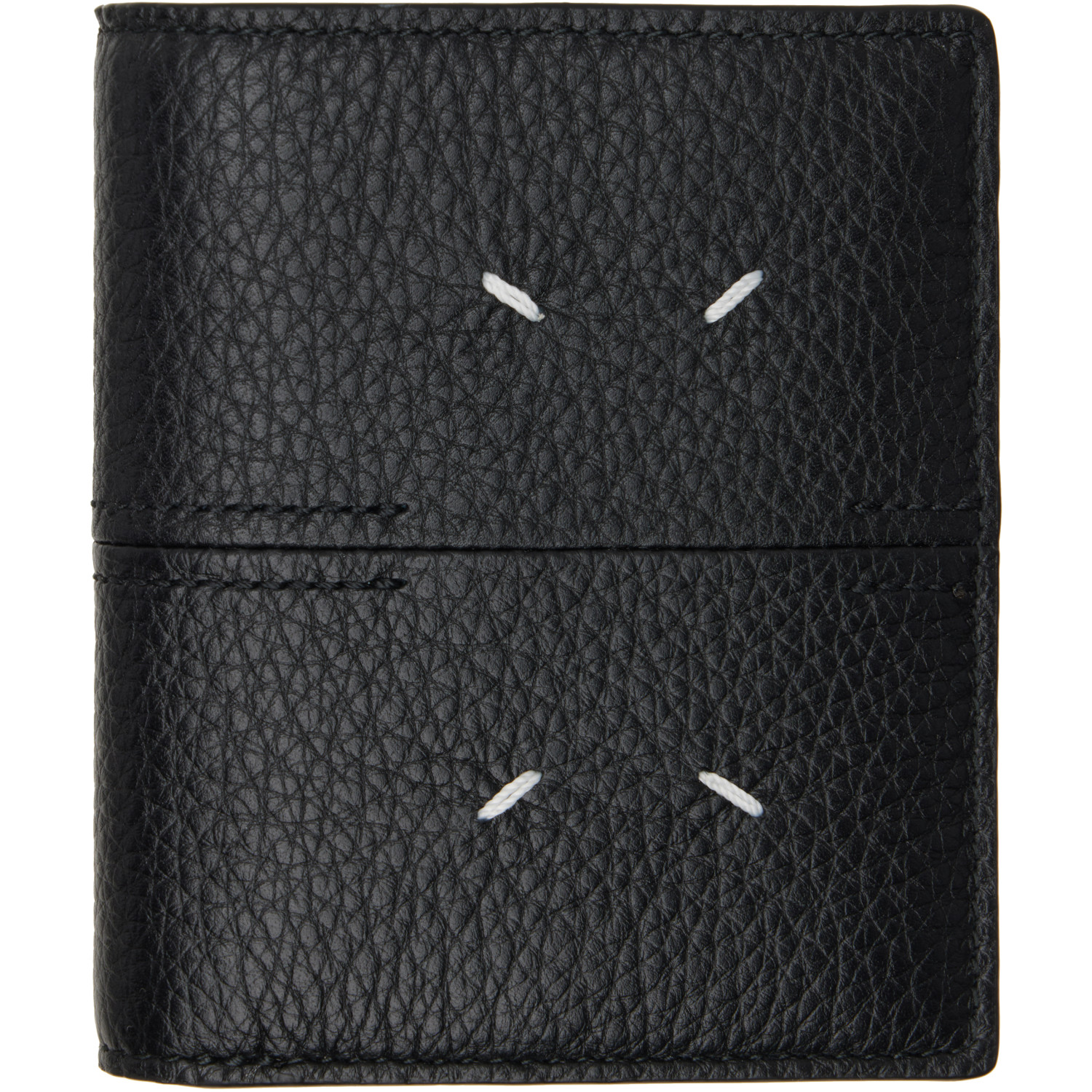 Maison Margiela Black Four Stitches Wallet