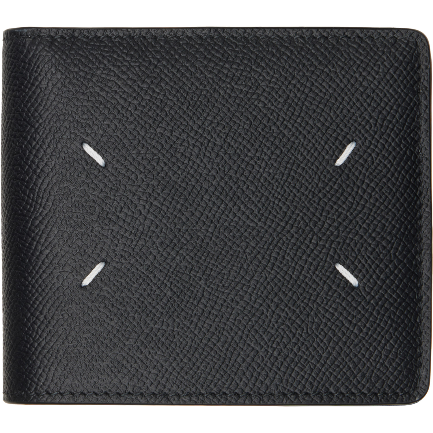 Maison Margiela Black Four Stitches Wallet