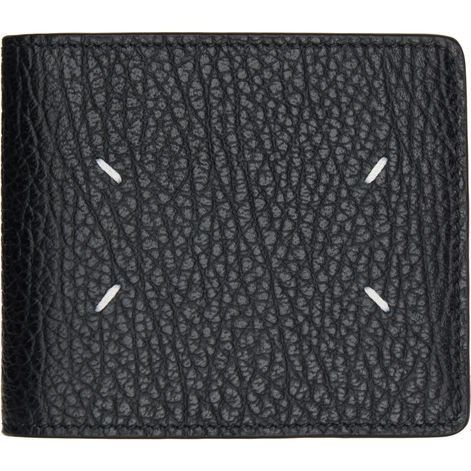 Maison Margiela Black Four Stitches Wallet