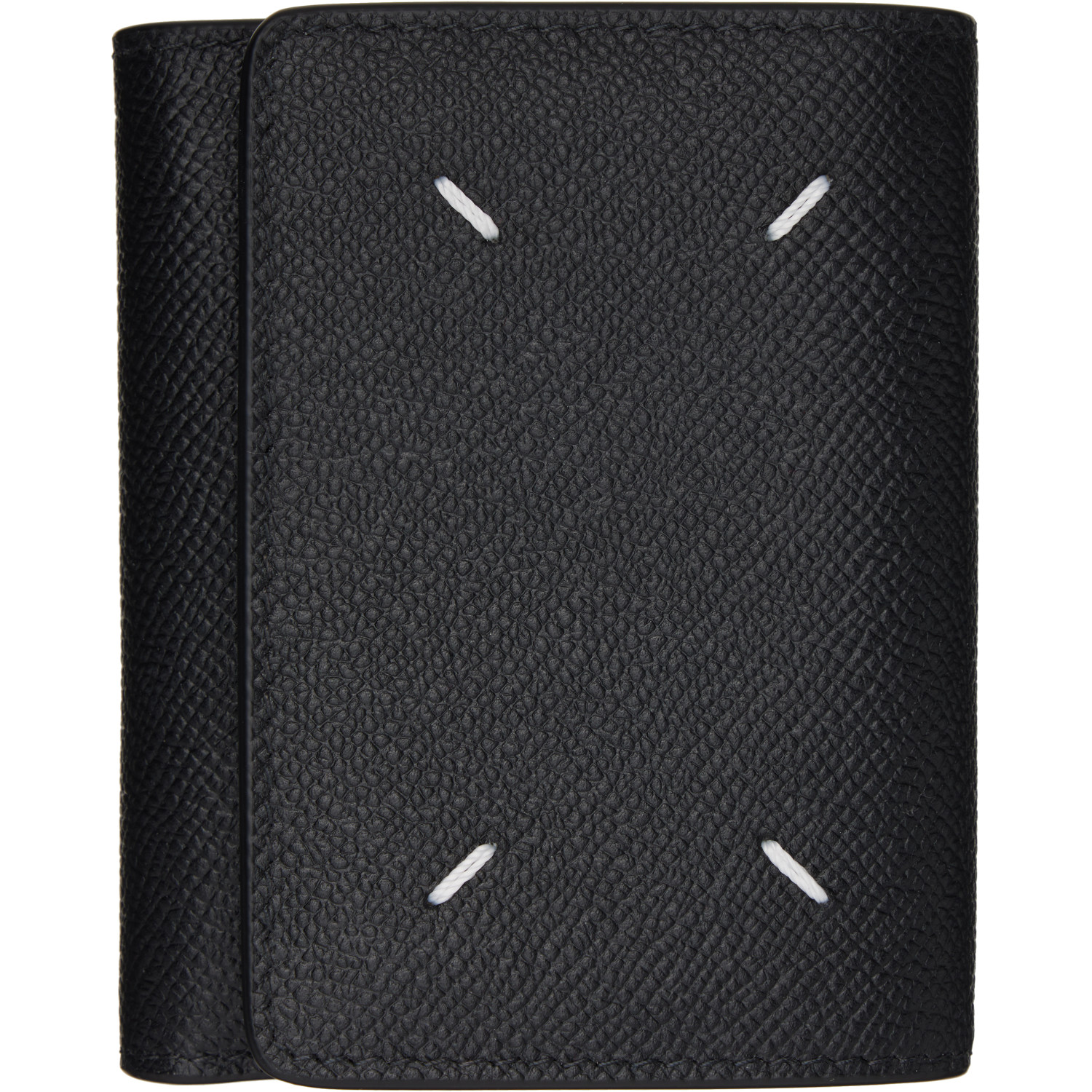 Maison Margiela Black Four Stitches Wallet