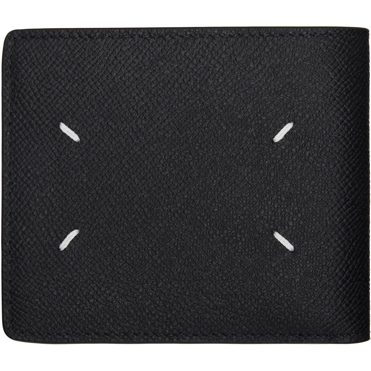 Maison Margiela Black Four Stitches Wallet