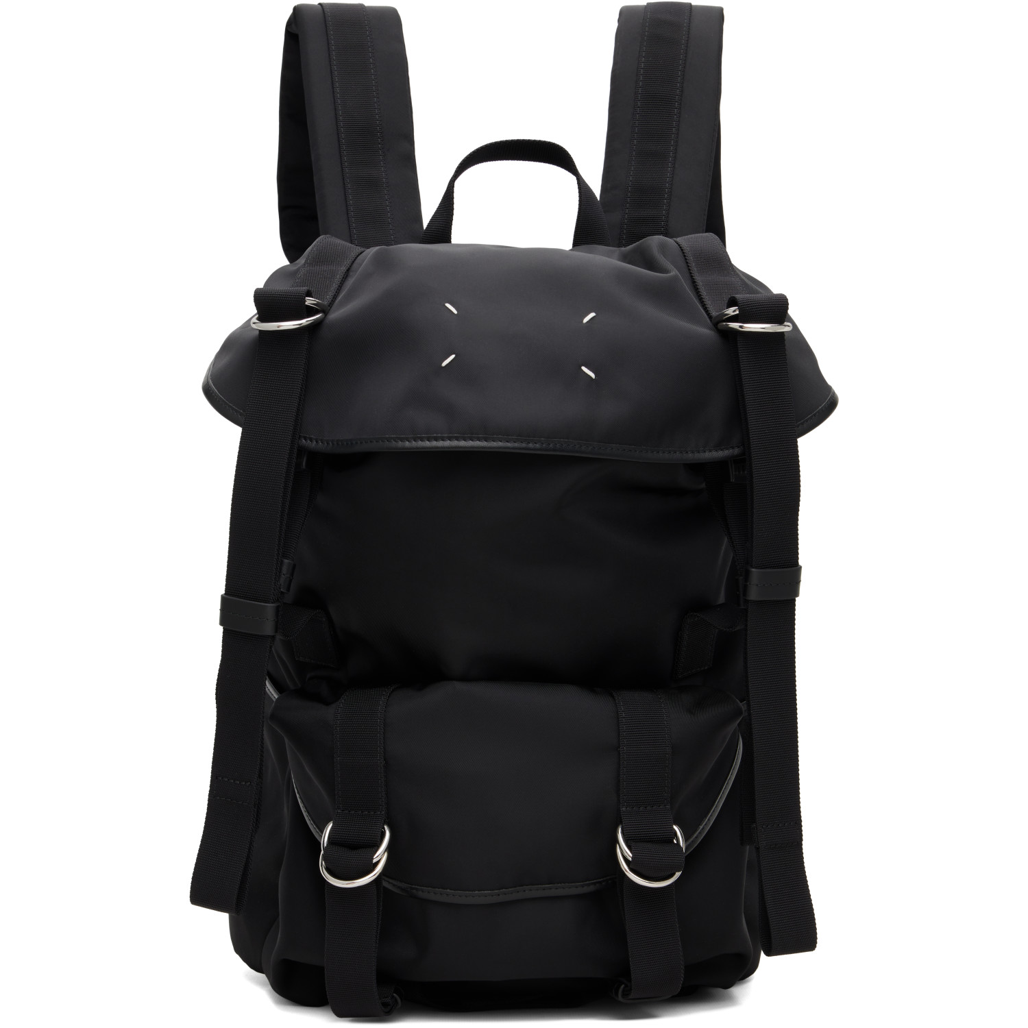 Maison Margiela Black High Tech Medium Backpack