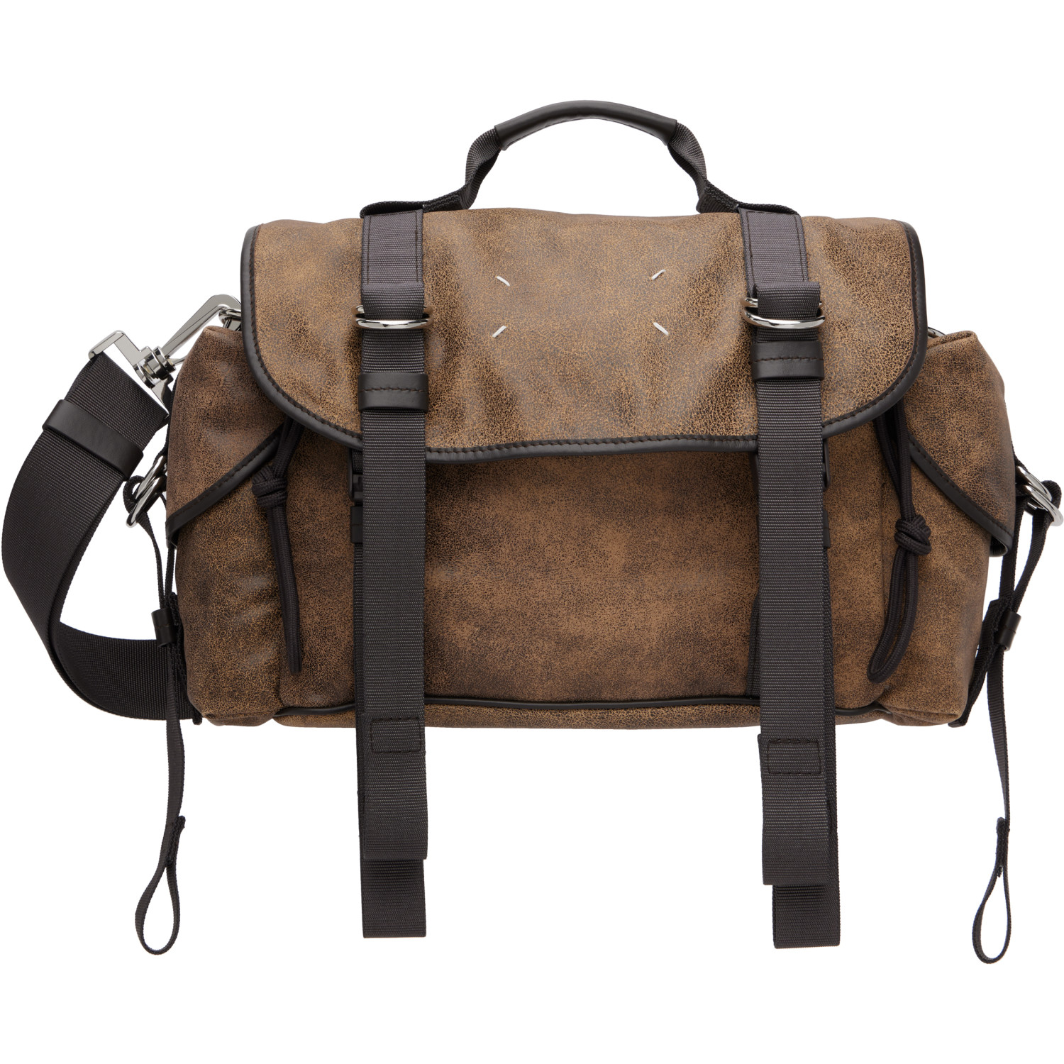 Maison Margiela Brown High Tech Small Messenger Bag