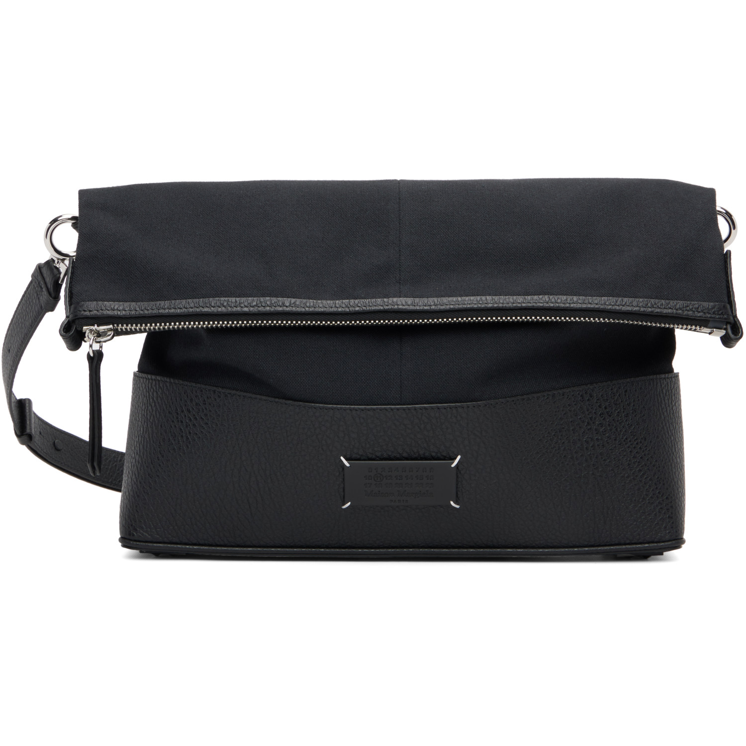 Maison Margiela Black 5AC Medium Messenger Bag