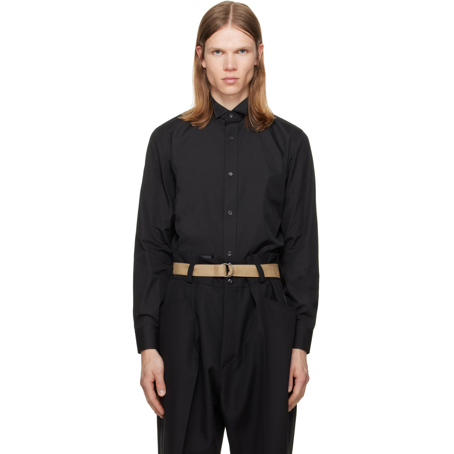 Maison Margiela Black Cotton Shirt