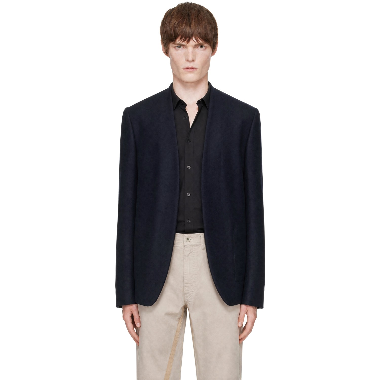 Maison Margiela Navy Minimal Blazer