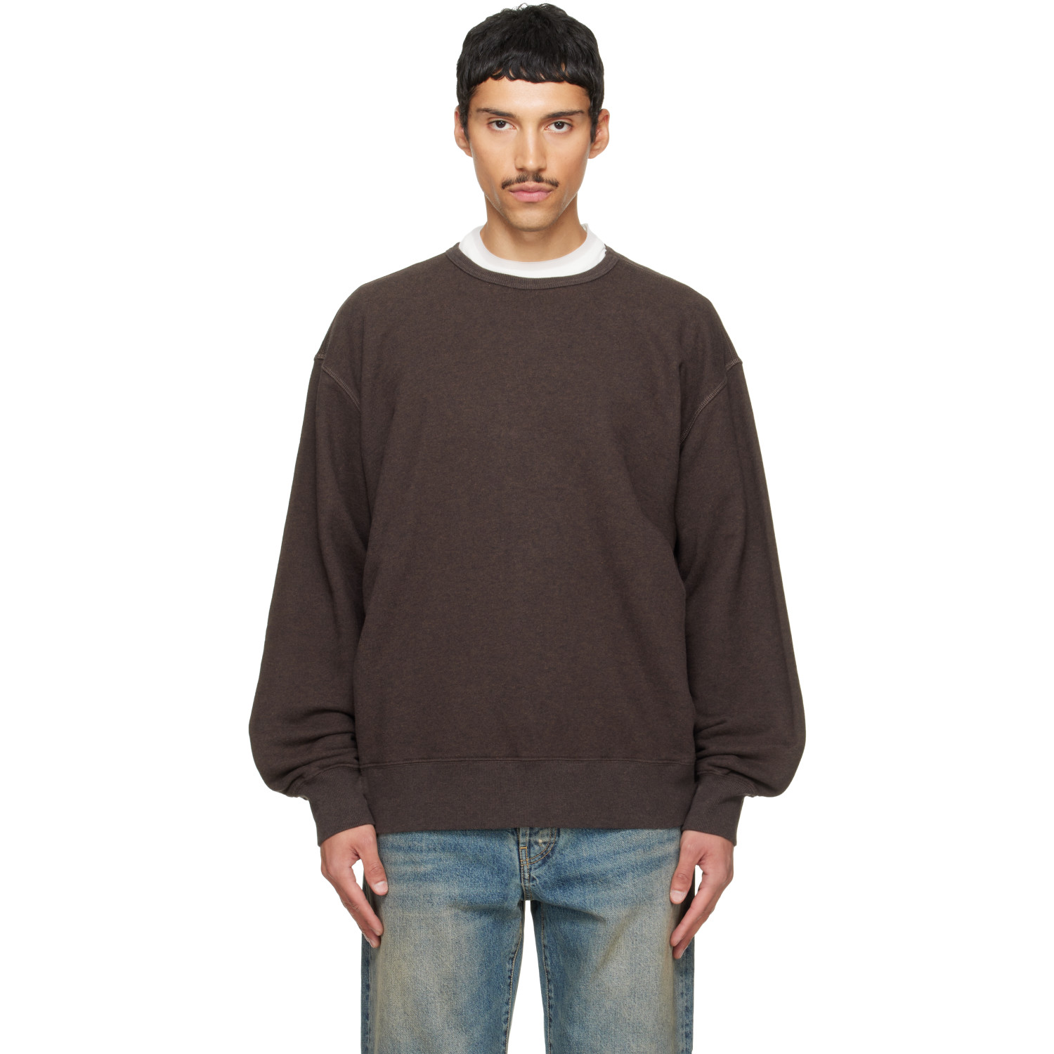 Maison Margiela Brown Panel Sweatshirt