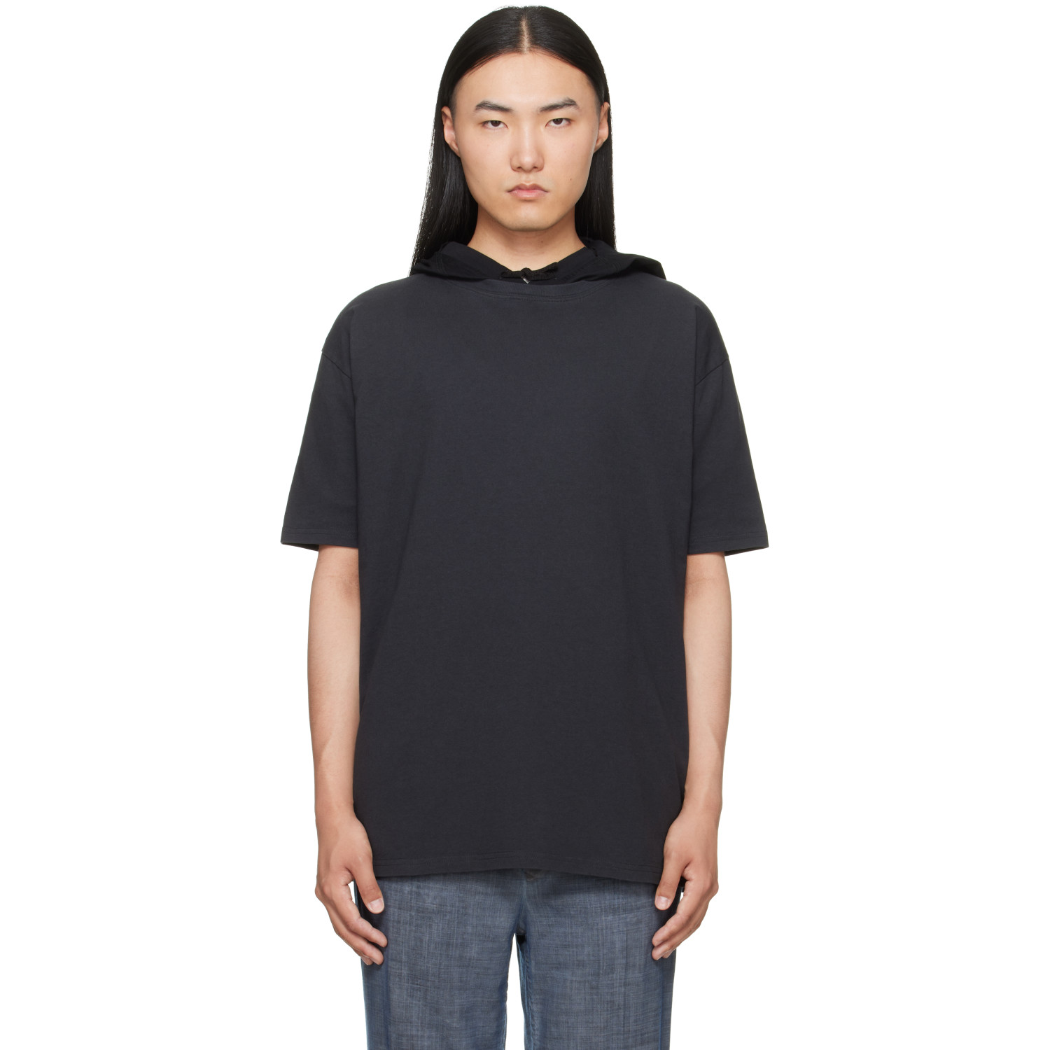 Maison Margiela Black Hooded T-shirt