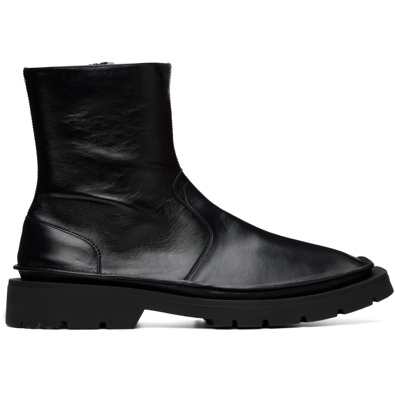 Maison Margiela Black Level Ankle Boots