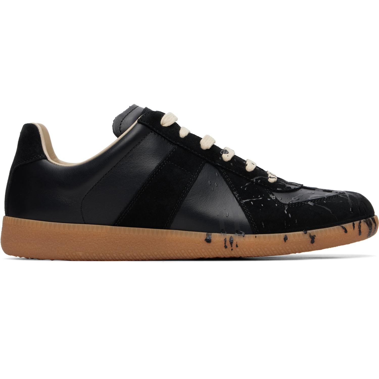 Maison Margiela Black Replica Sneakers