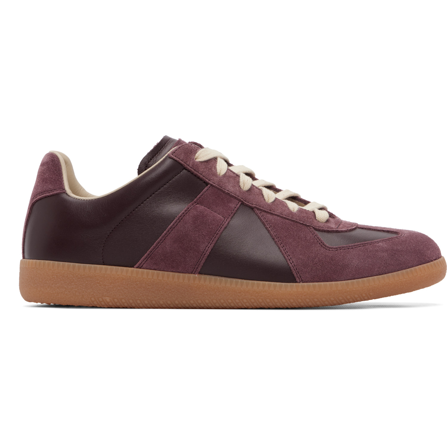 Maison Margiela Burgundy Replica Sneakers