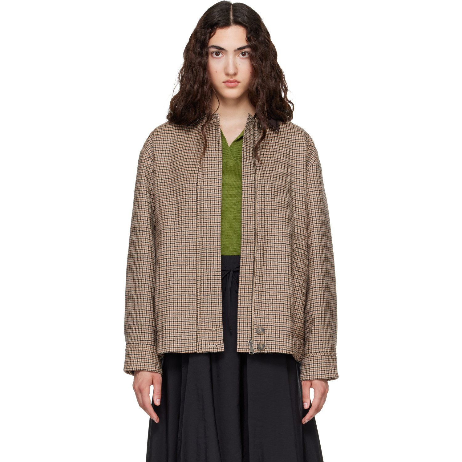 Weekend Max Mara Brown Festa Bomber Jacket