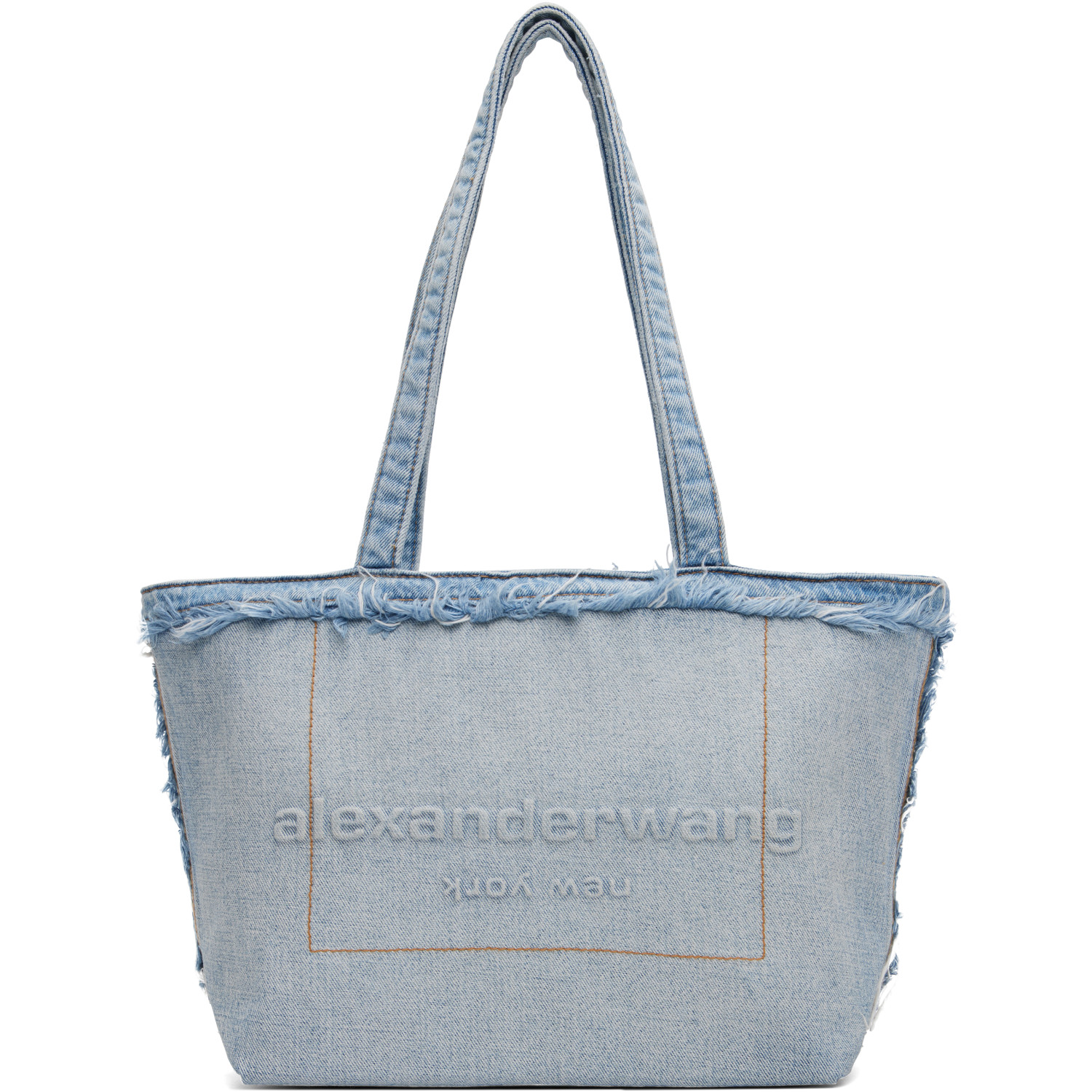 Alexander Wang Blue Punch Medium Fray Tote