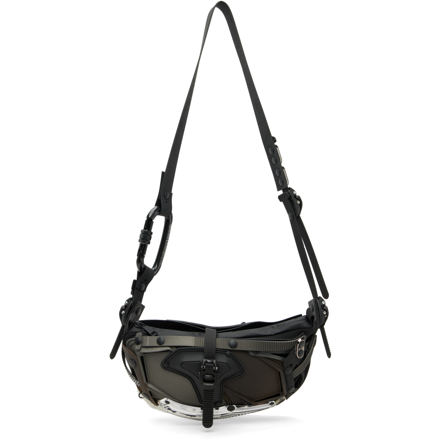 Innerraum Black & Silver Object I30 Crossbody Bag