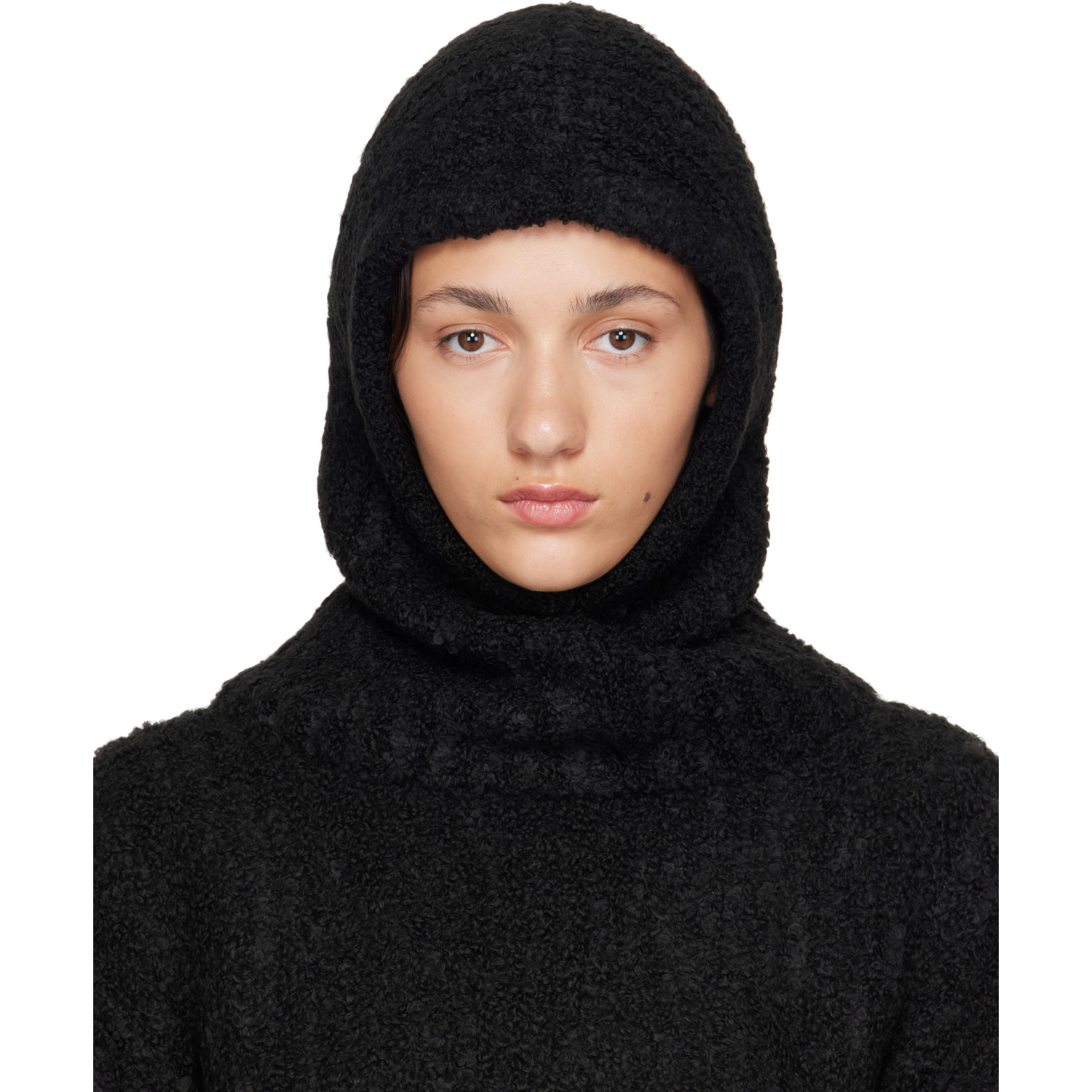 MM6 Maison Margiela Black Logo Balaclava