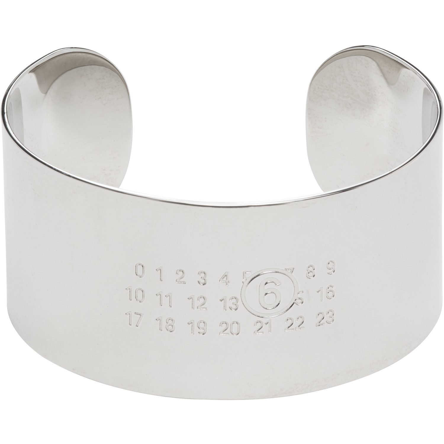 MM6 Maison Margiela Logo Cuff Bracelet
