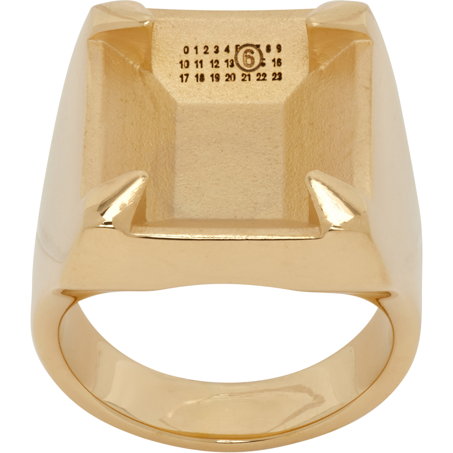 MM6 Maison Margiela Unexisting Stone Ring