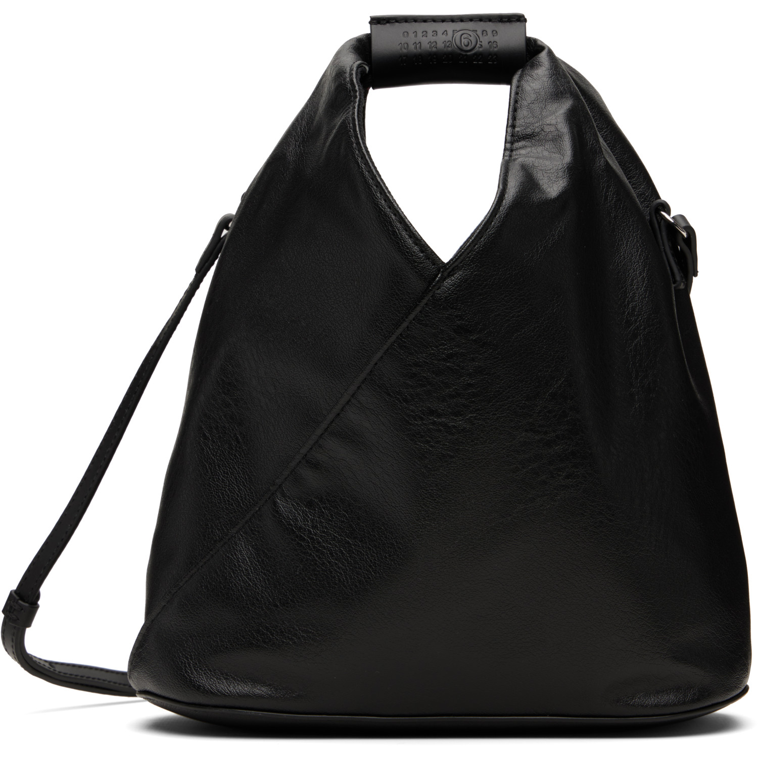 MM6 Maison Margiela Black Triangle Crossbody Bag
