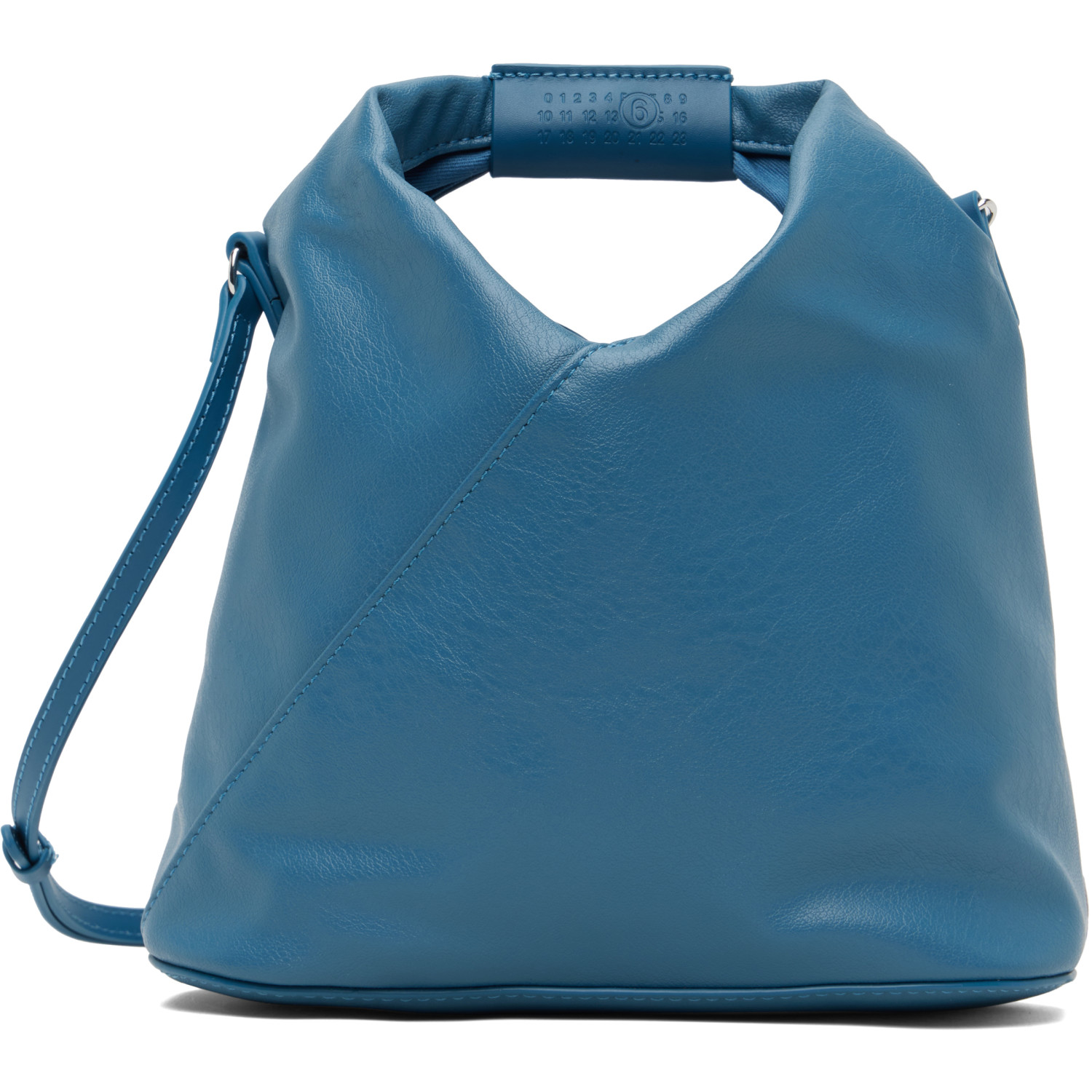 MM6 Maison Margiela Blue Triangle Classic Crossbody Bag