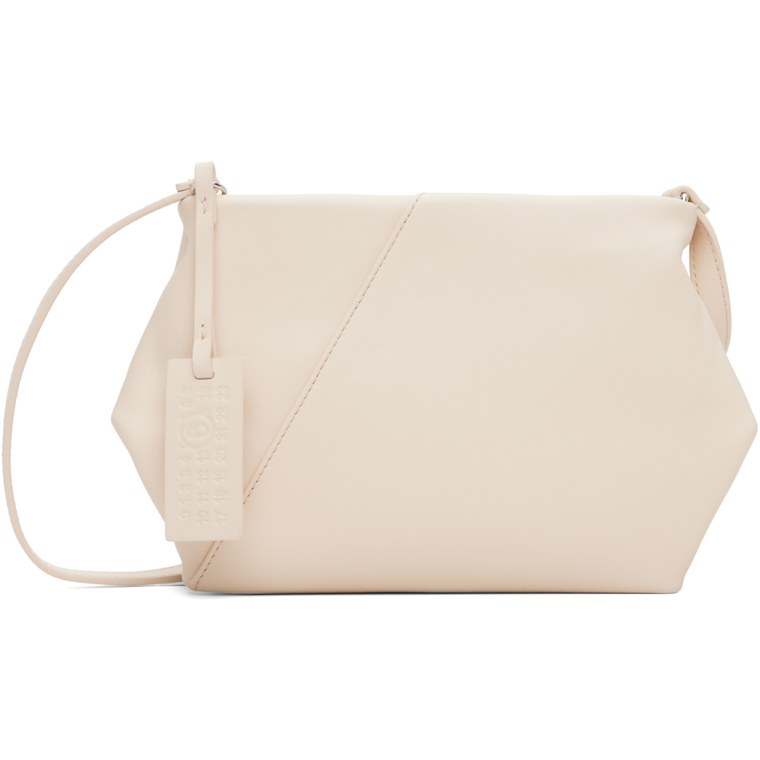MM6 Maison Margiela Beige Folded J Bag