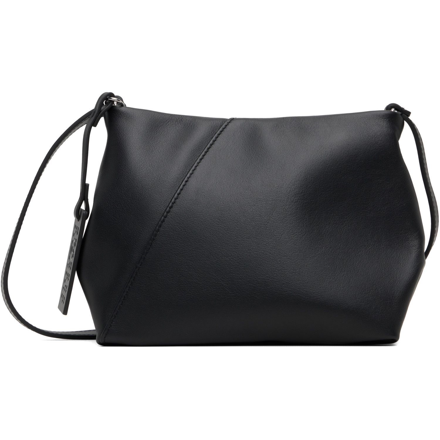 MM6 Maison Margiela Black Folded J Bag