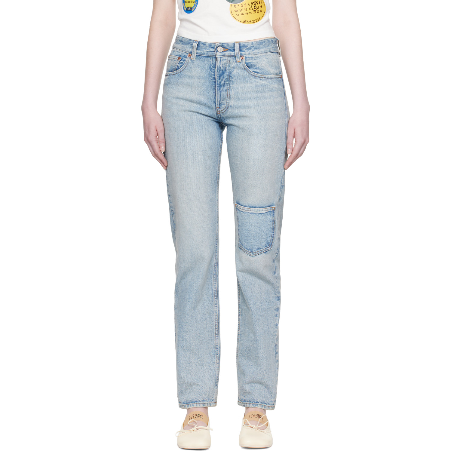 MM6 Maison Margiela Blue Pocket Jeans