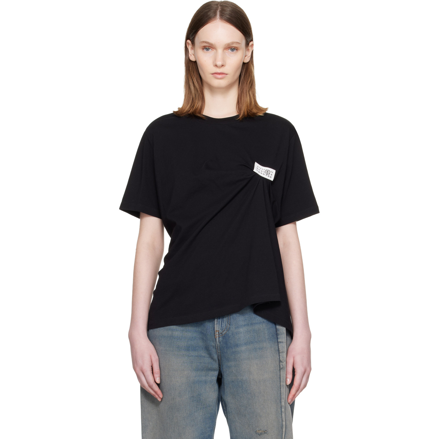 MM6 Maison Margiela Black Patch T-shirt