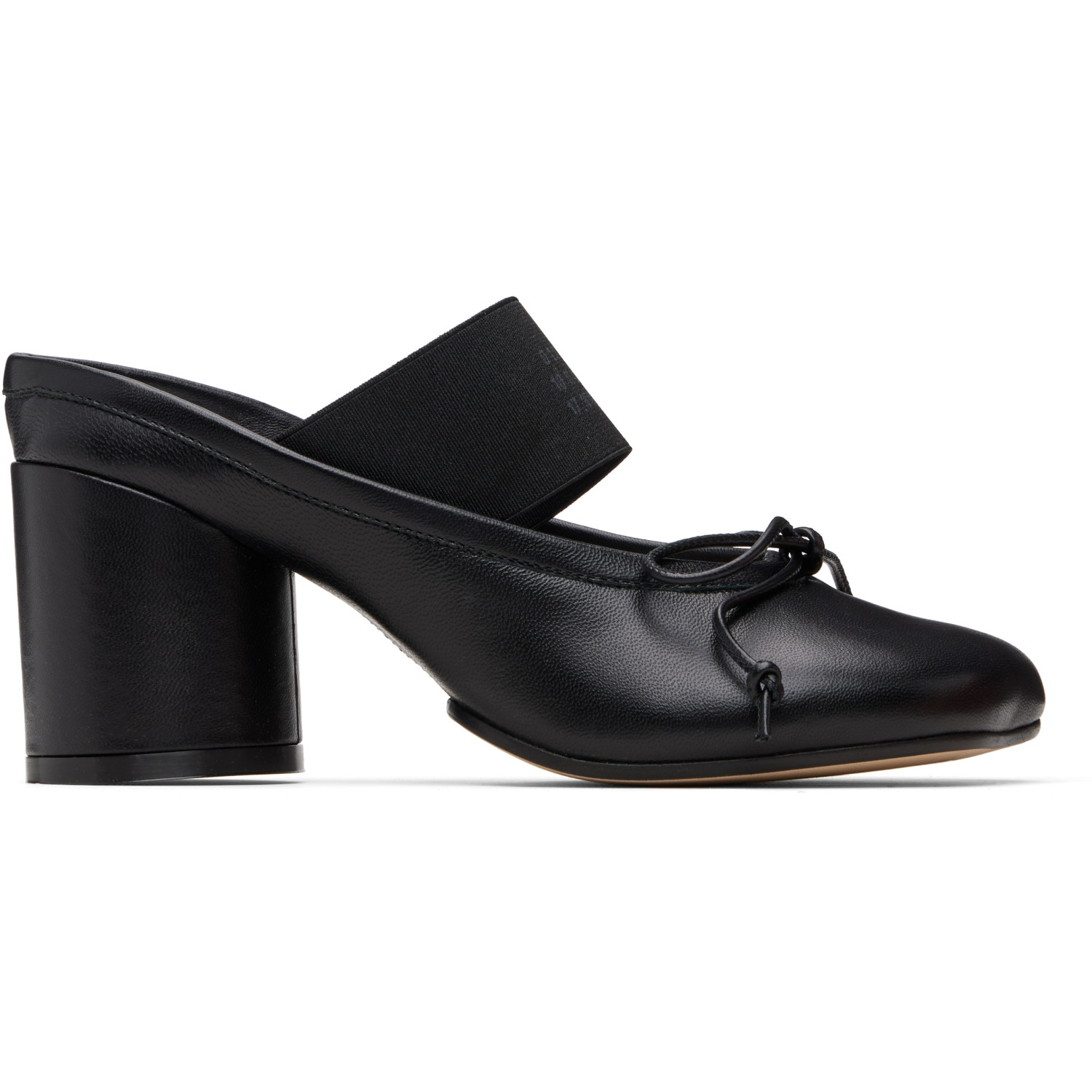MM6 Maison Margiela Black Anatomic Numeric Heels