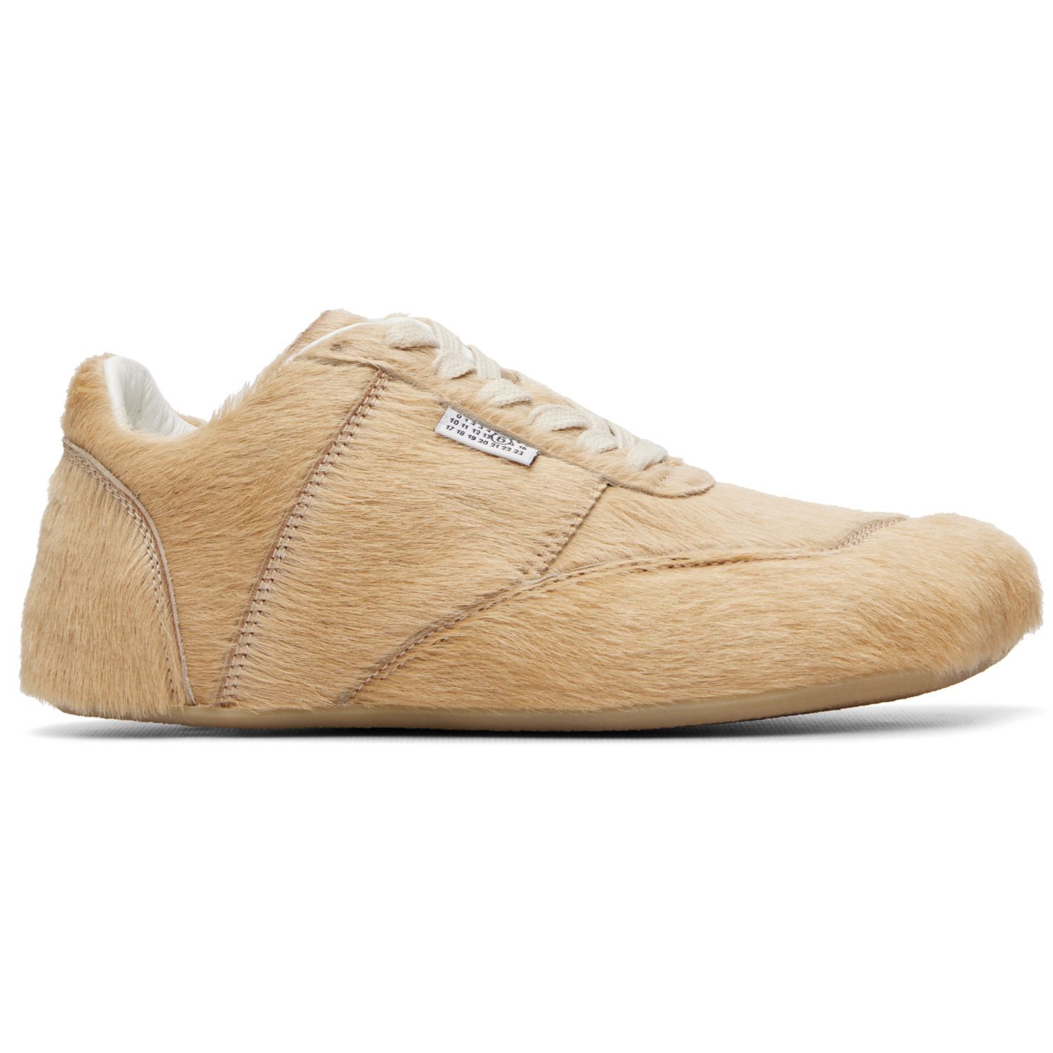 MM6 Maison Margiela Beige Anatomic Sneakers