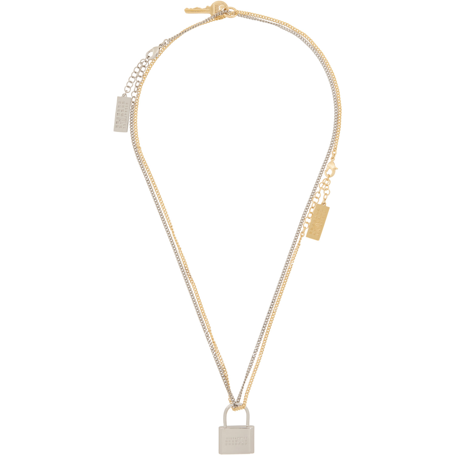 MM6 Maison Margiela Lock & Key Necklace