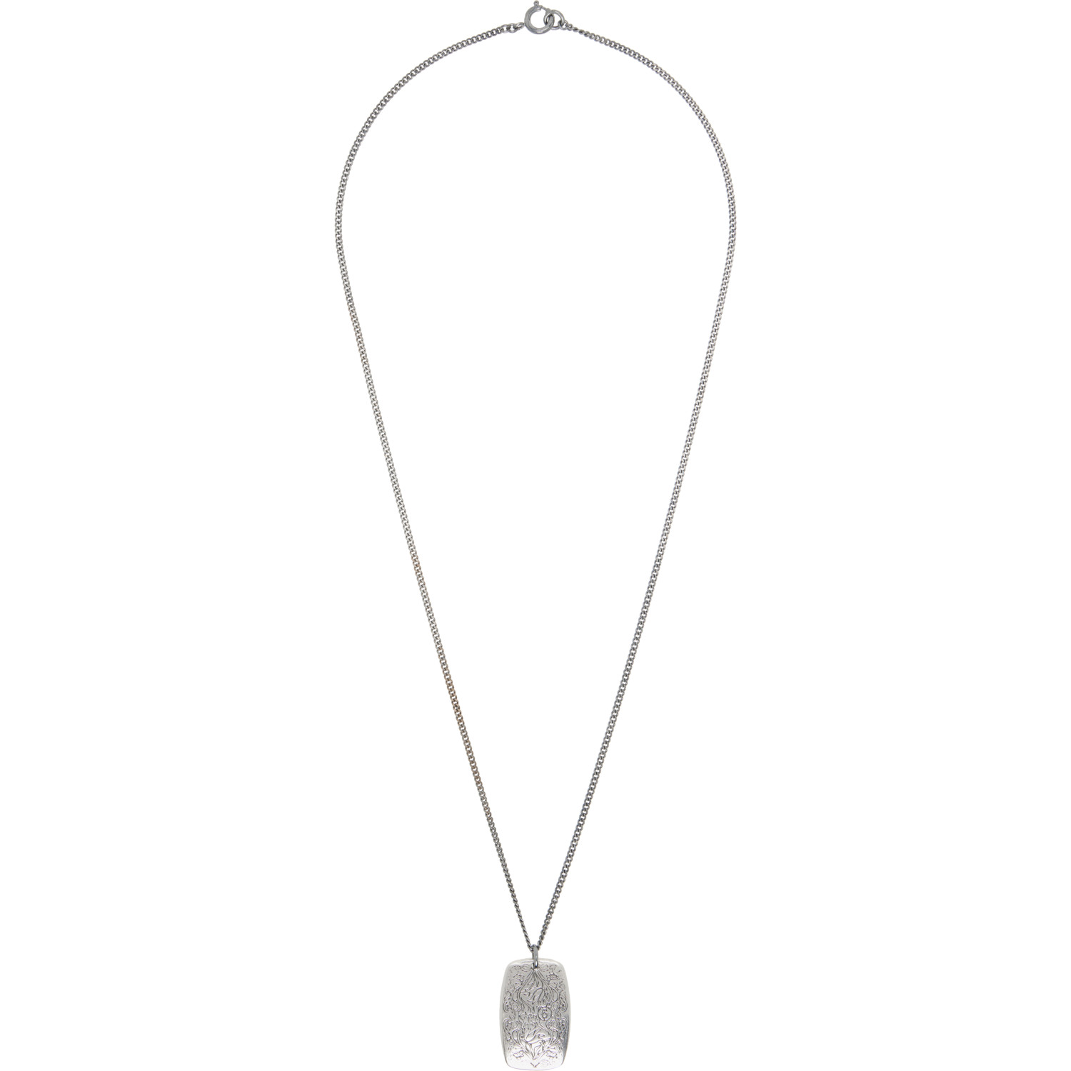 MM6 Maison Margiela Eroded Floral Motif Necklace