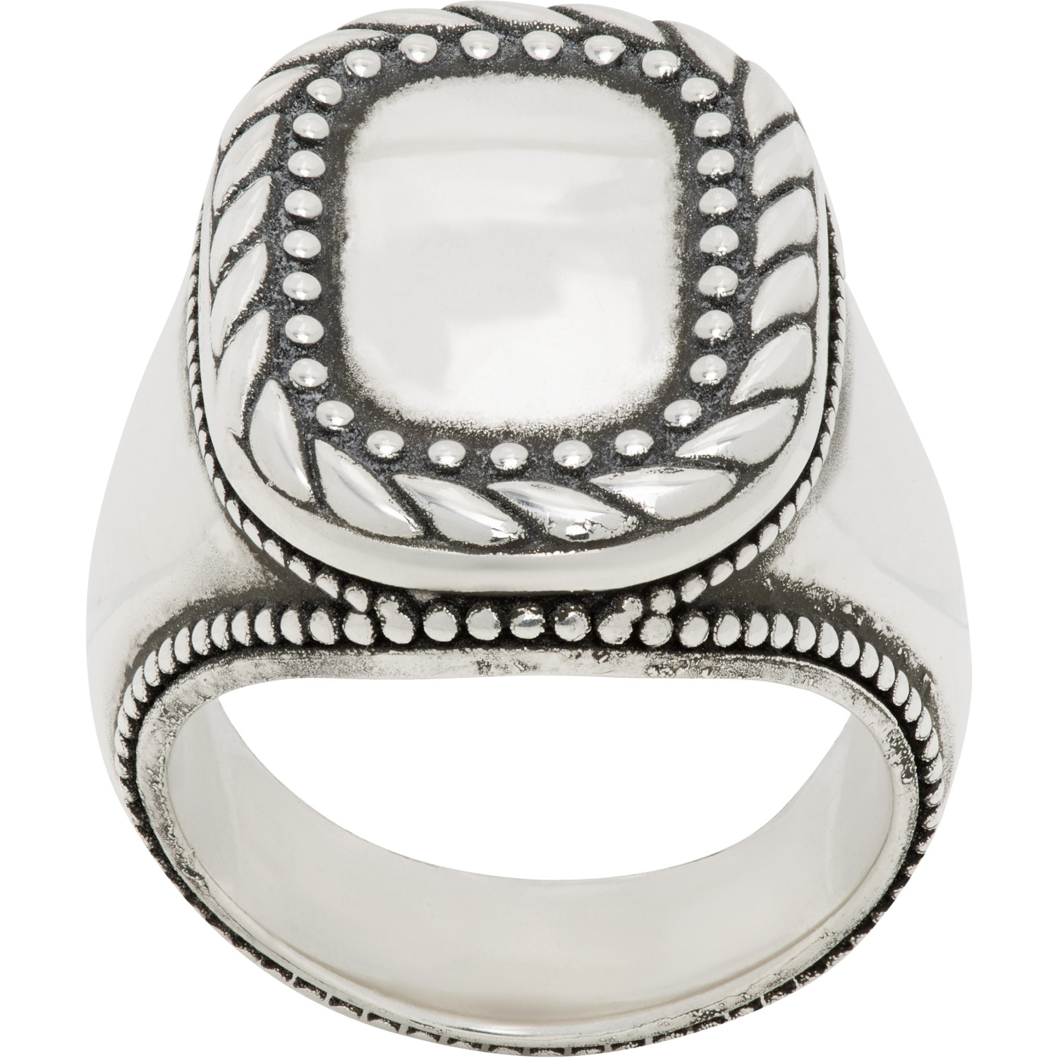 MM6 Maison Margiela Buckle Motif Ring