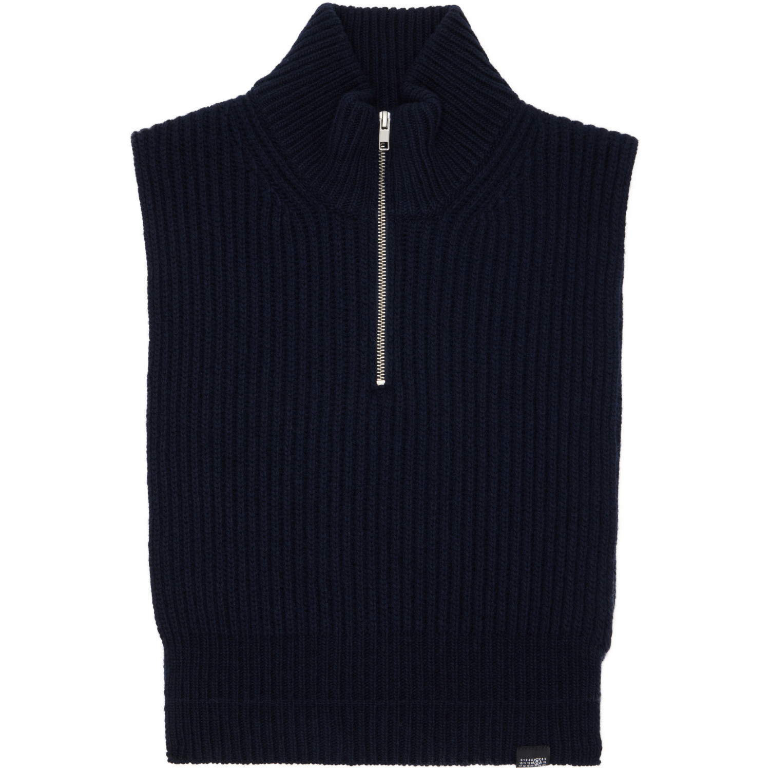 MM6 Maison Margiela Navy Knit Dickey Top