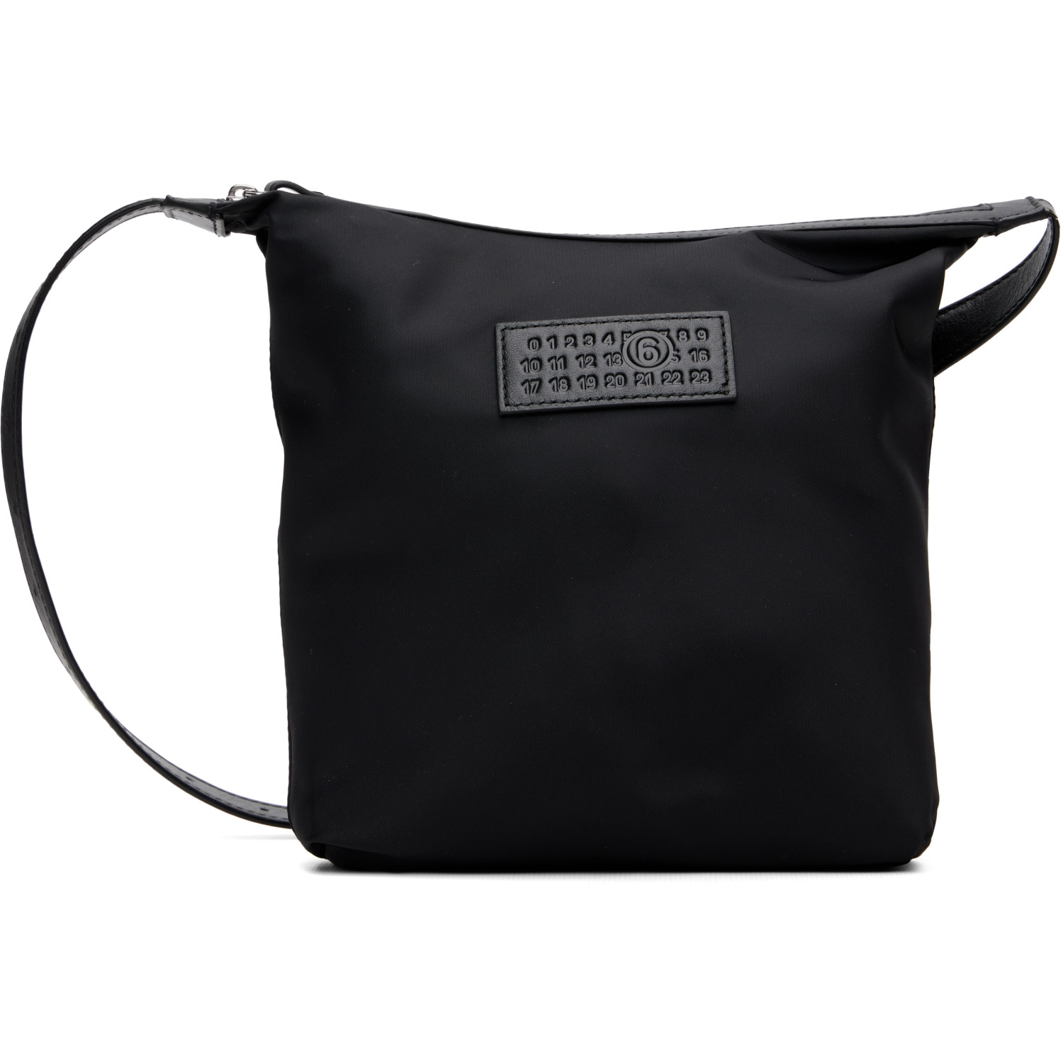 MM6 Maison Margiela Black Numeric Vertical Crossbody Bag
