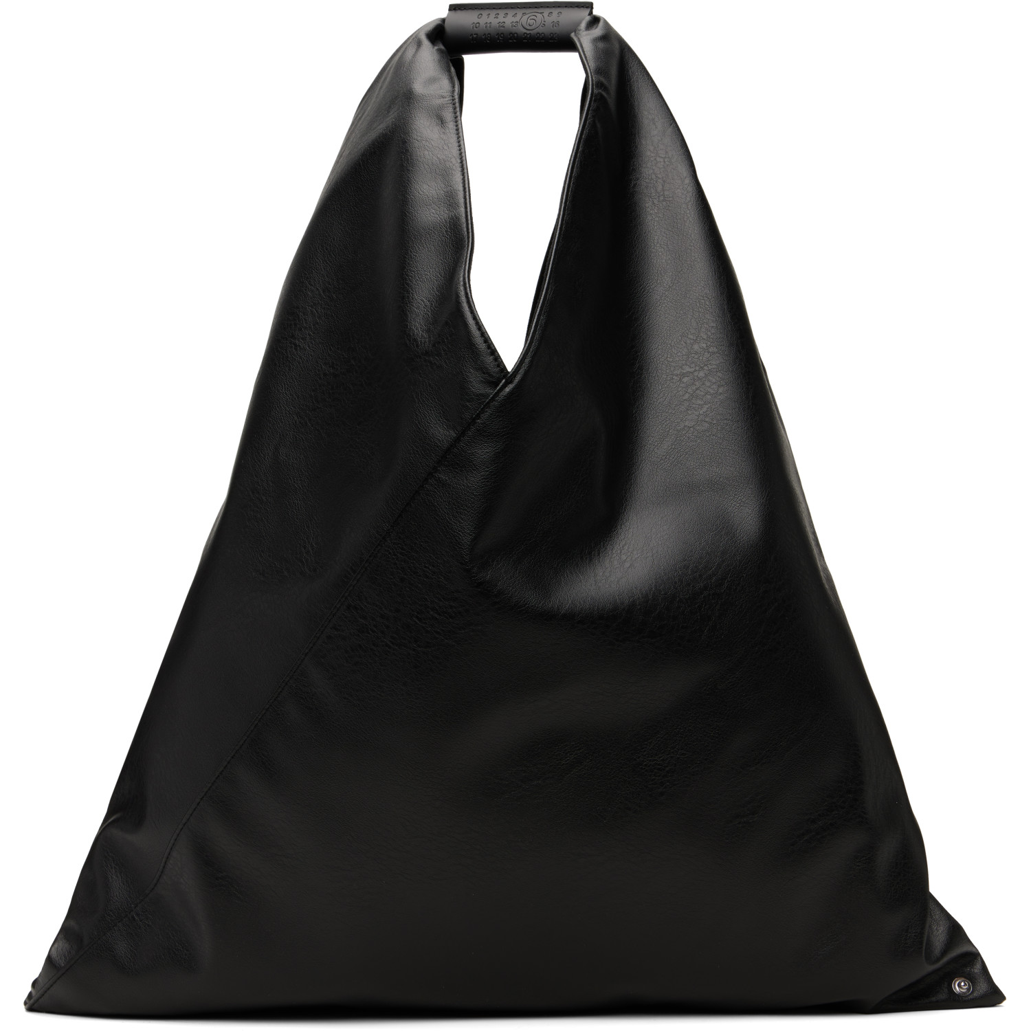 MM6 Maison Margiela Black Classic Triangle Tote