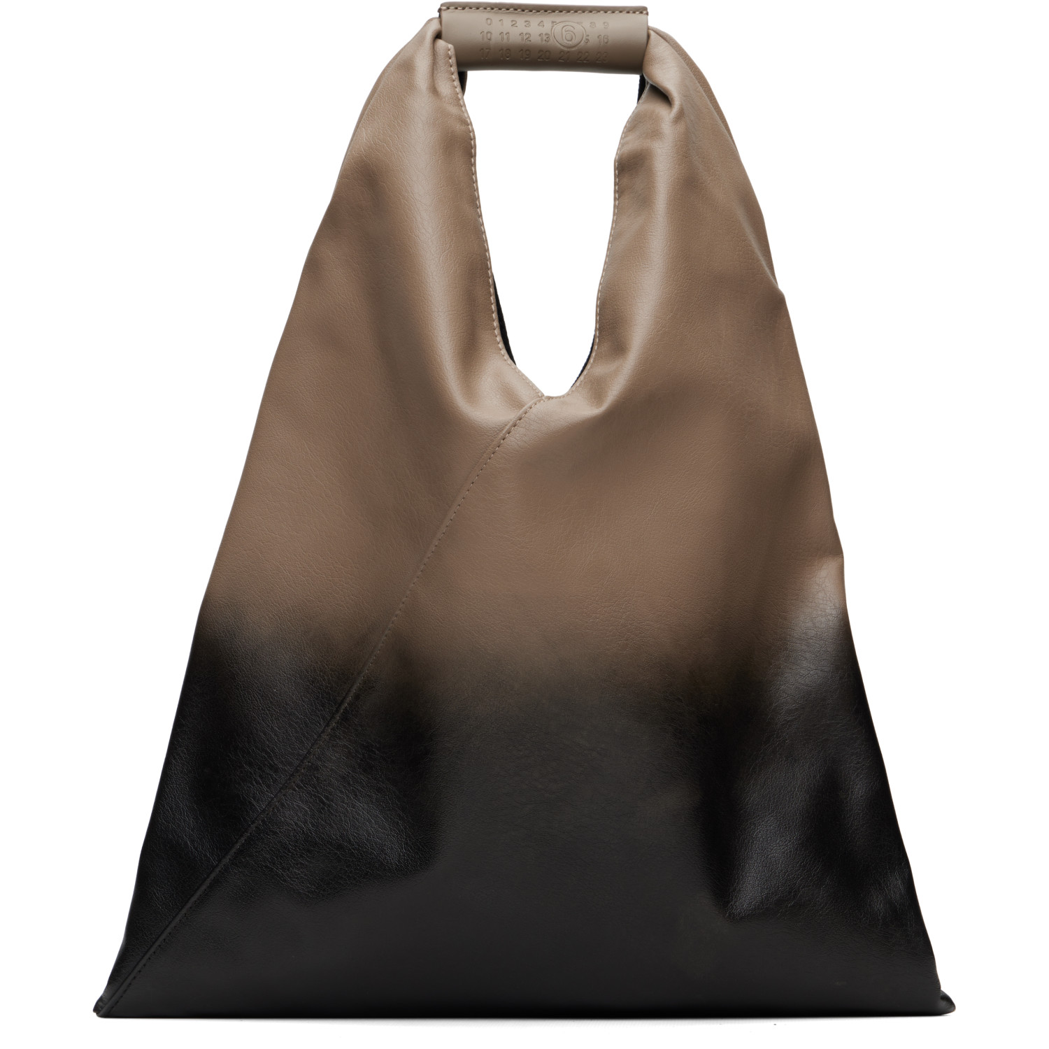 MM6 Maison Margiela Black & Taupe Classic Small Tote