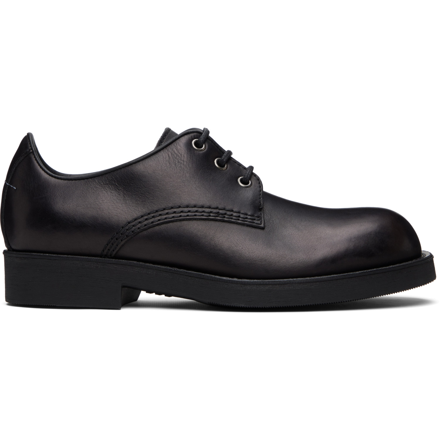 MM6 Maison Margiela Black Lace-Up Derbys