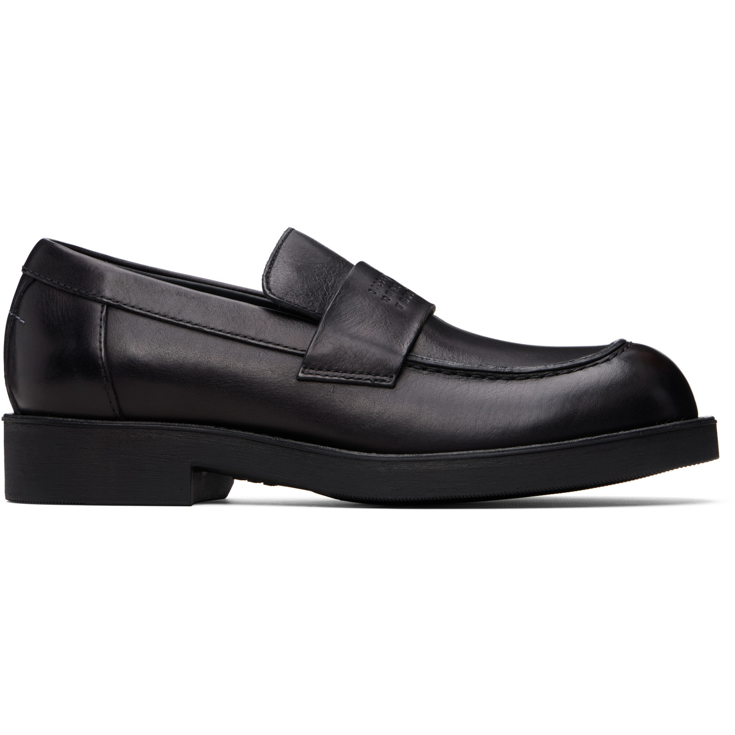 MM6 Maison Margiela Black City Biker Loafers