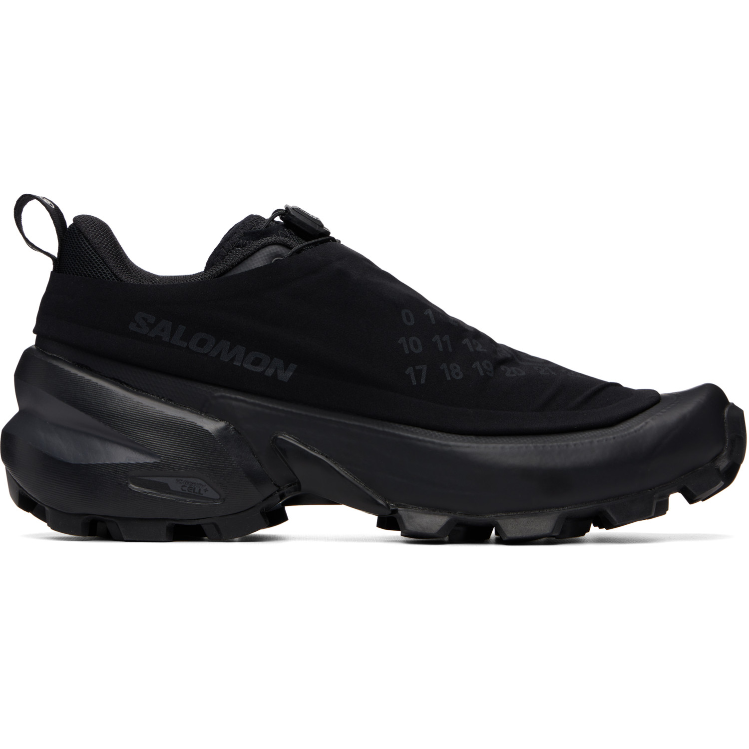 MM6 Maison Margiela Black Salomon Edition Cross Dust Sneakers