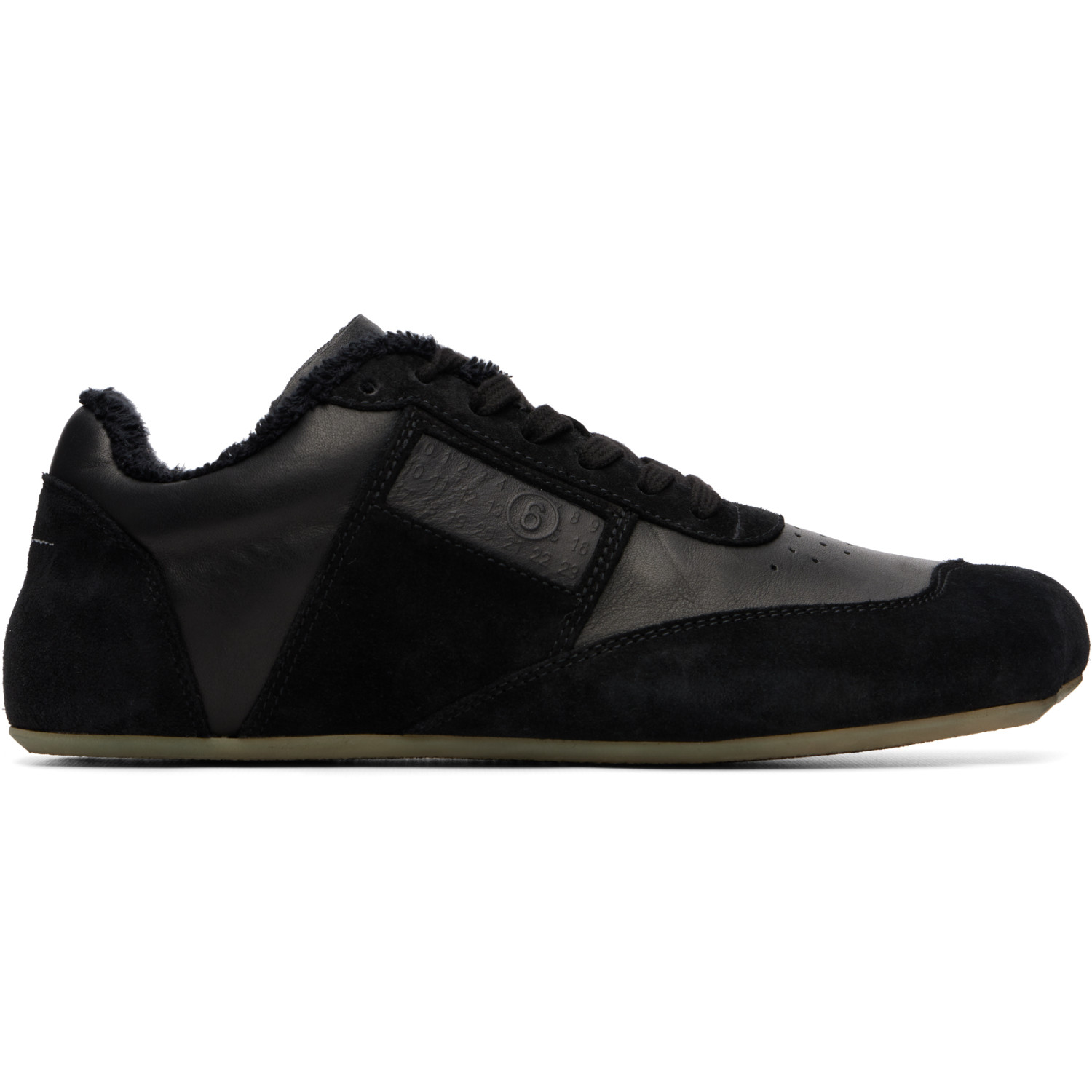 MM6 Maison Margiela Black Anatomic Sneakers