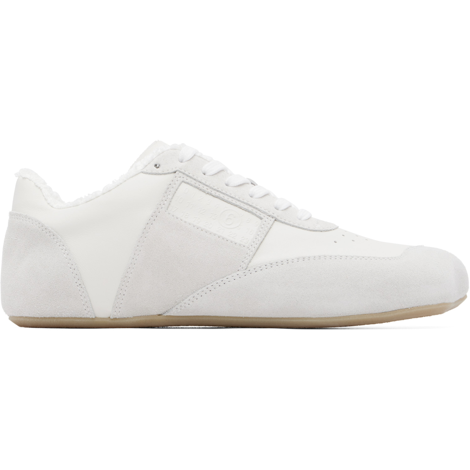 MM6 Maison Margiela White Anatomic Sneakers