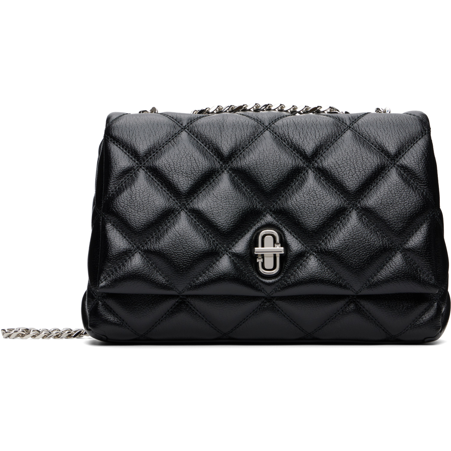 Marc Jacobs Black 'The Quilted Slim Dual Convertible' Shoulder Bag