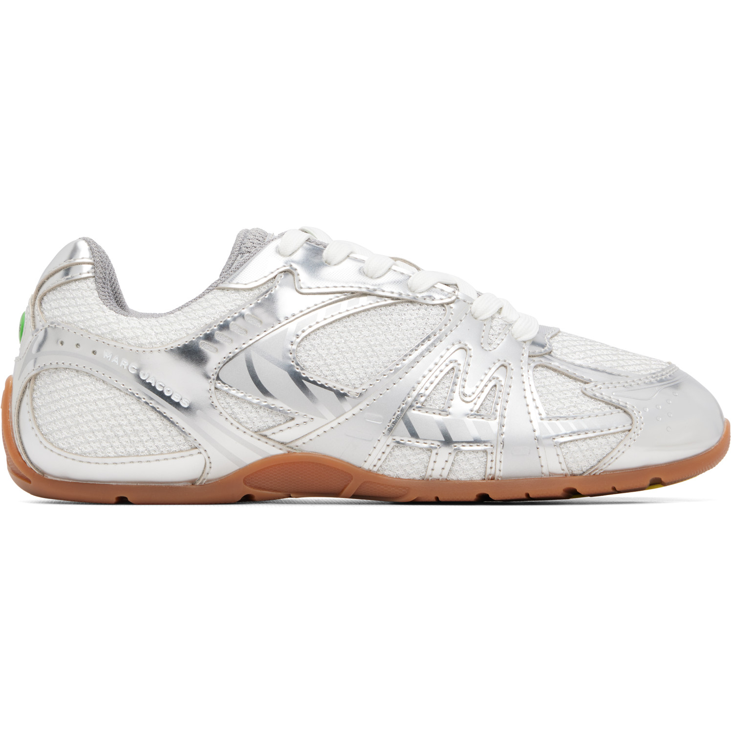Marc Jacobs Silver 'The Metallic 72 Spring' Sneakers