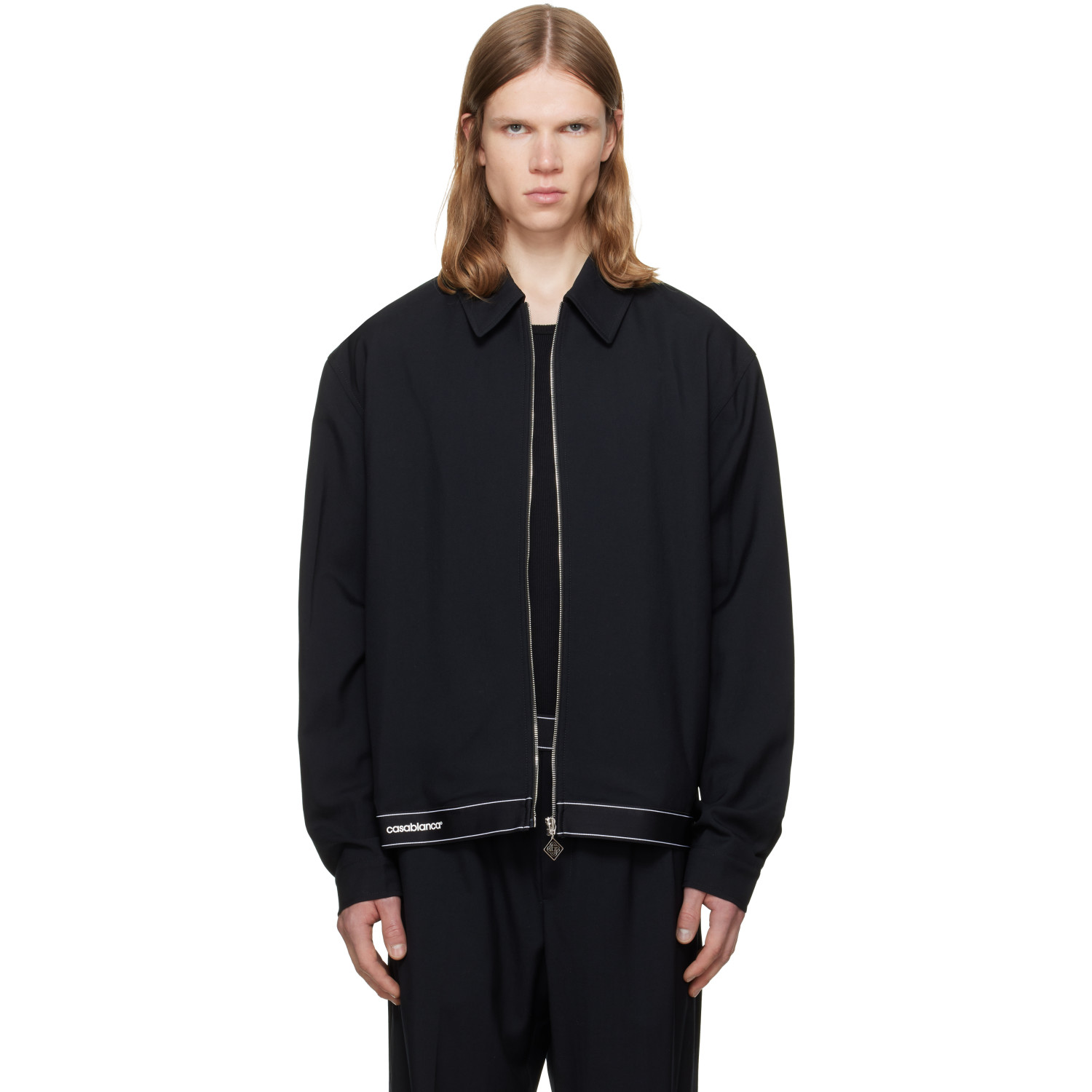 Casablanca Black Tailored Sports Jacket