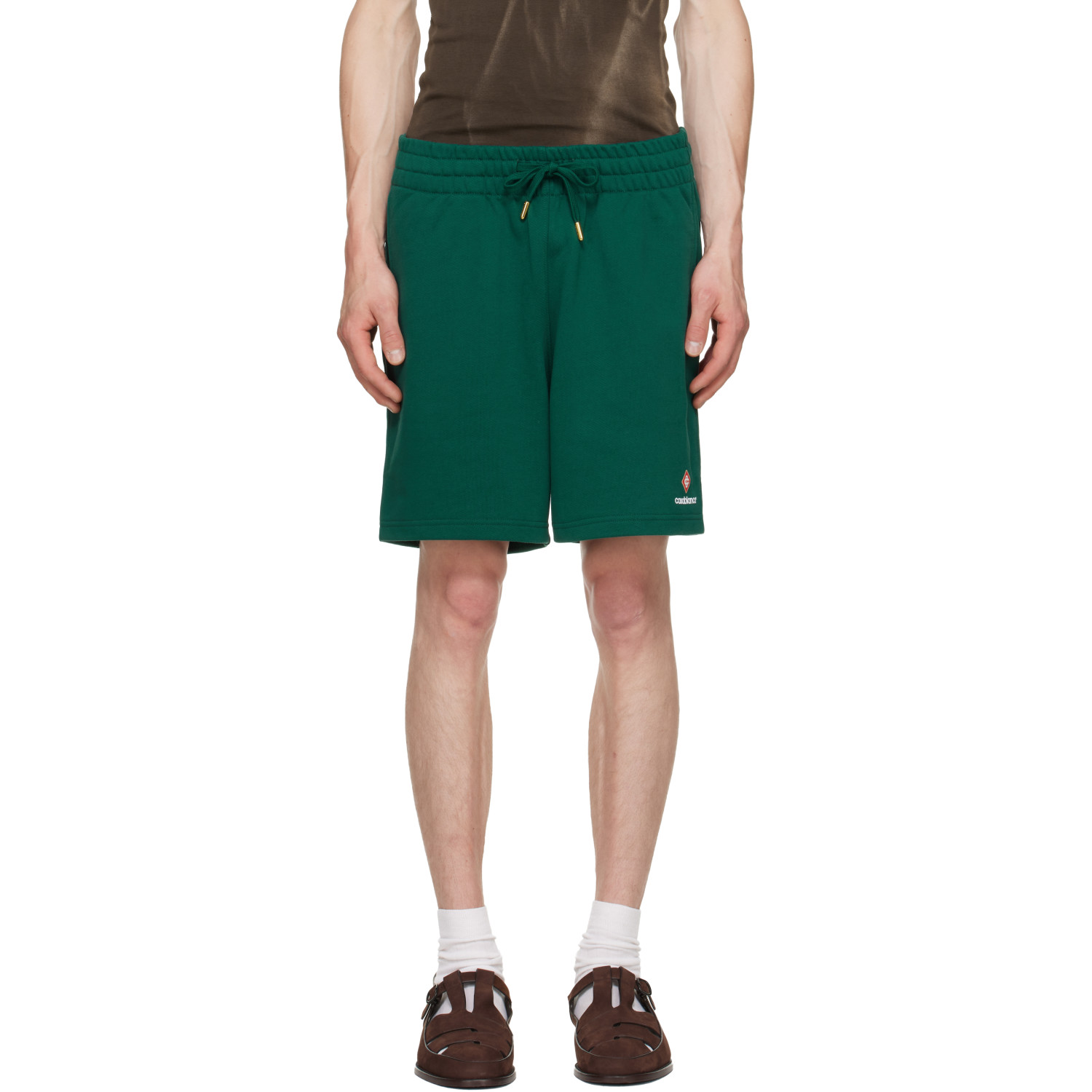 Casablanca Green Sport Type Sweat Shorts