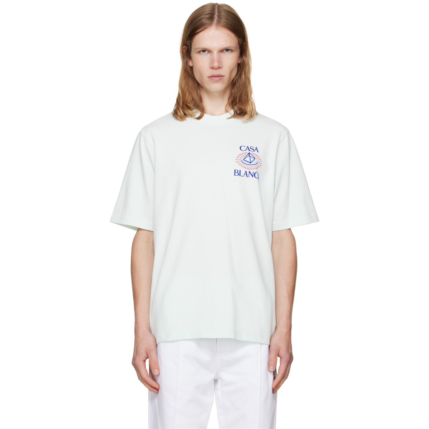 Casablanca White Celestial Pyramid Classic T-shirt