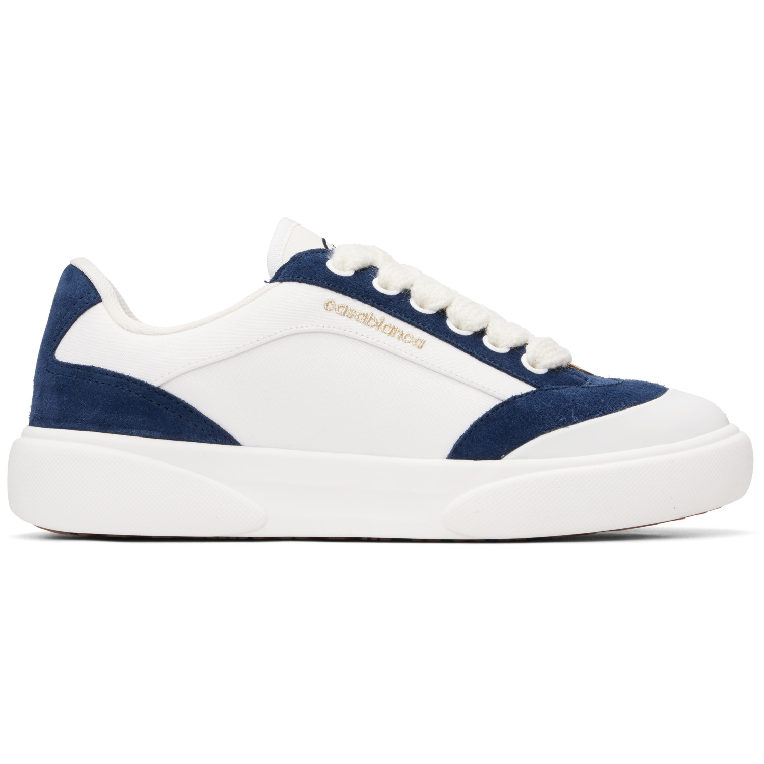 Casablanca White & Navy Del Mar Sneakers