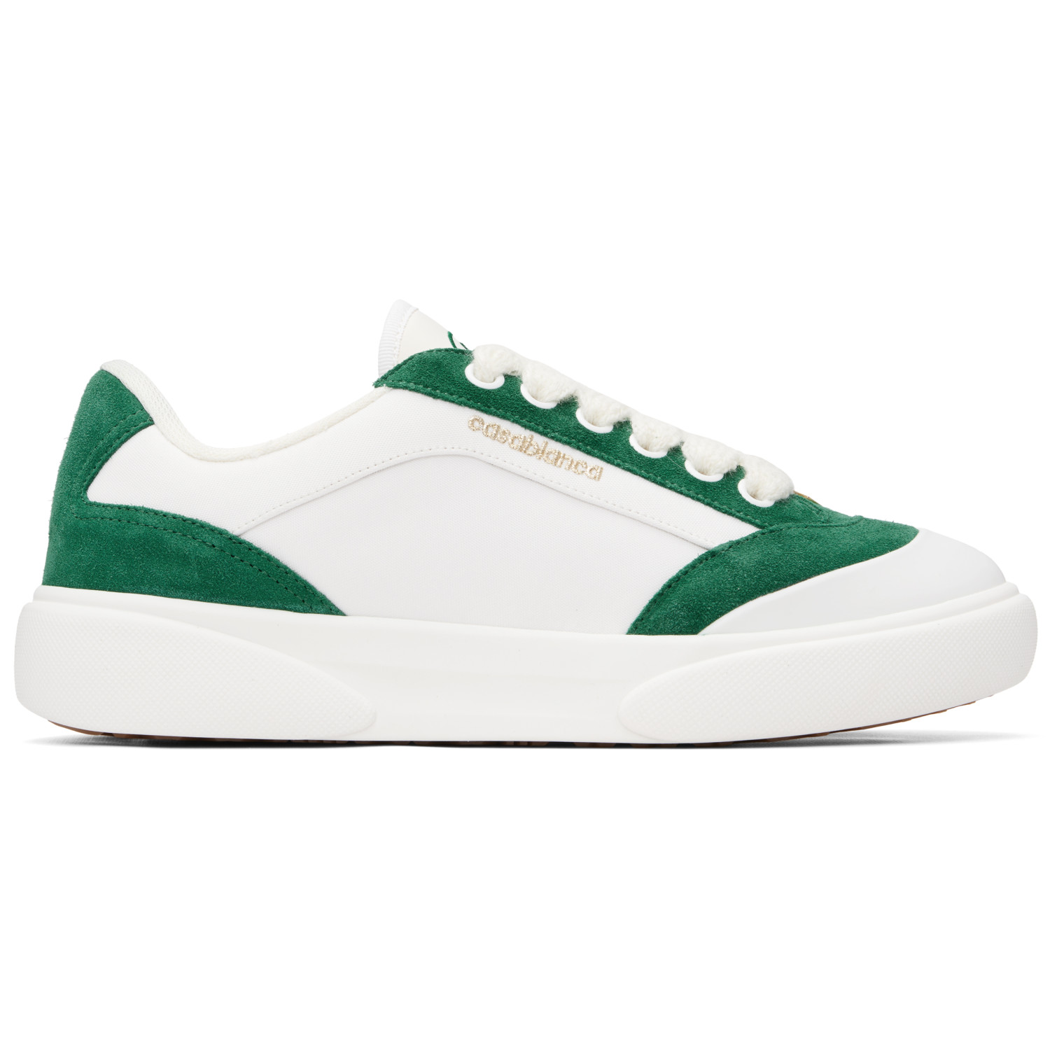 Casablanca White & Green Del Mar Sneakers